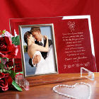 To Have and To Hold Beveled Glass Picture Frame